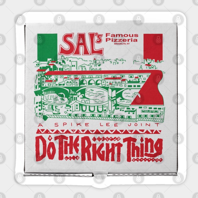 DO THE RIGHT THING Sal s ORIGINAL PIZZA BOX Sals Pizza